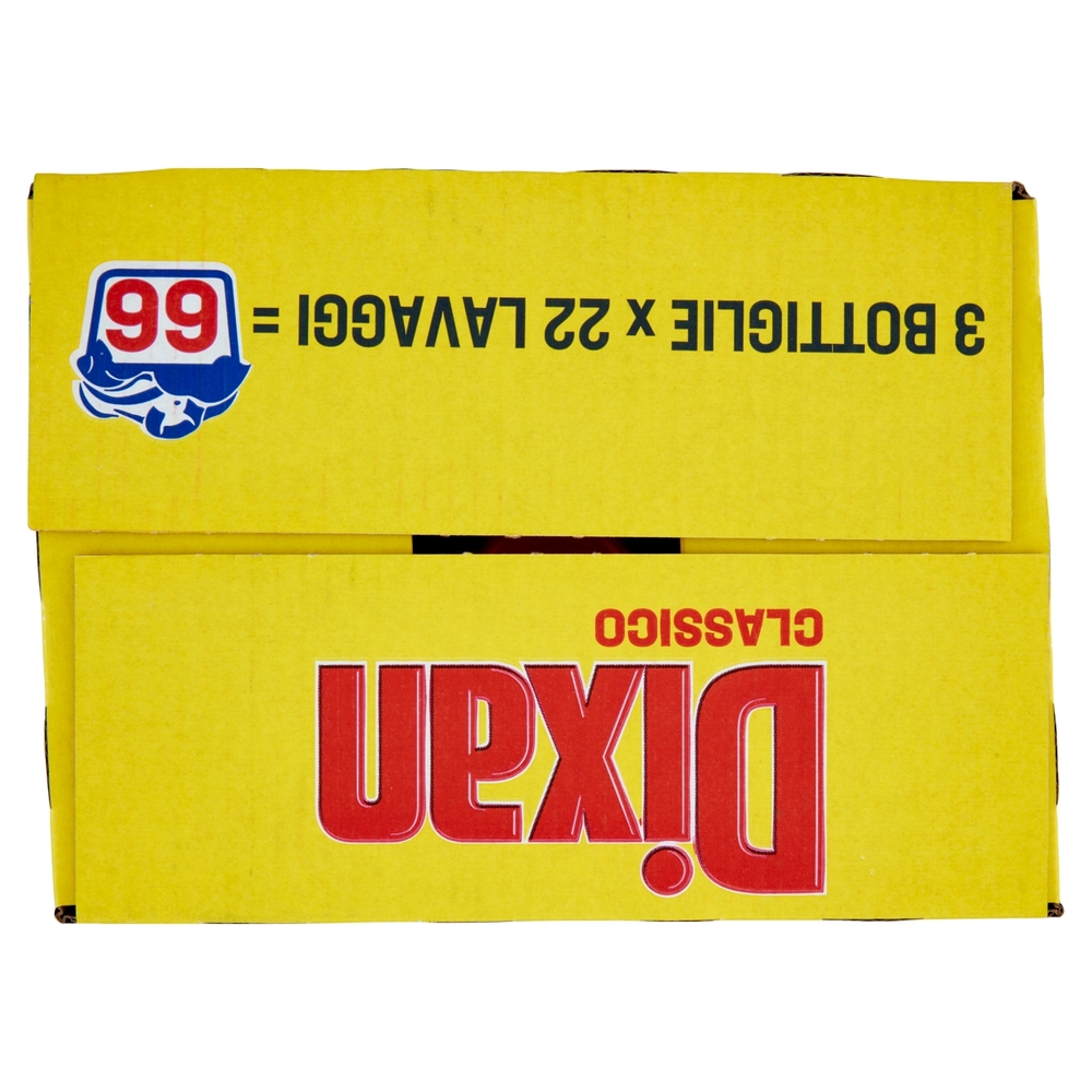 DIXAN Liquido Classico 3x22=66 Lavaggi 3 x 990 ml